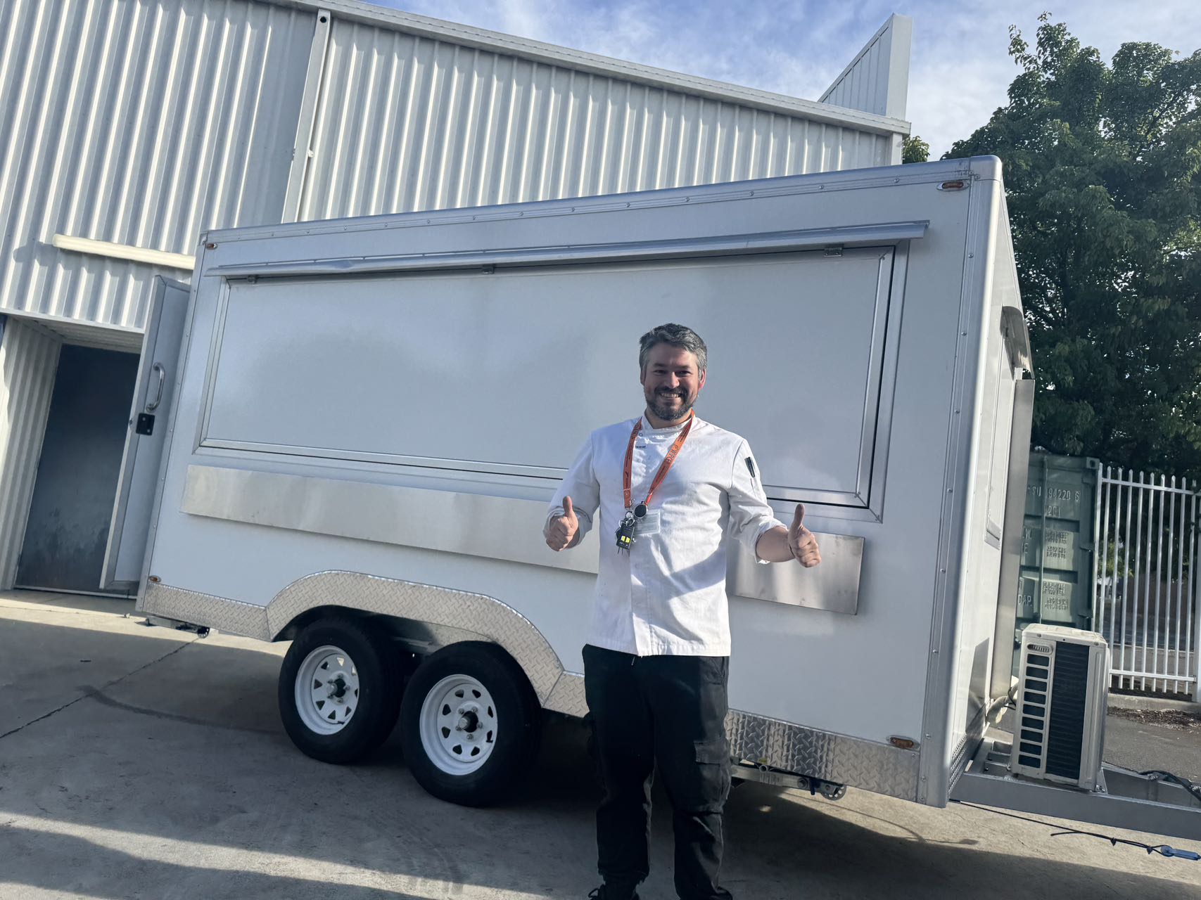 Canberra Australia 4 meters square food trailer